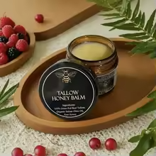 Raw Honey Beef Tallow Moisturizing Balm